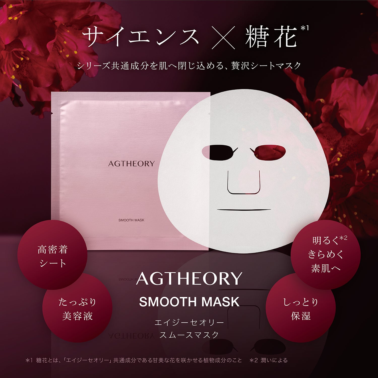 AGTHEORY 抗糖緊緻精華面膜 5枚