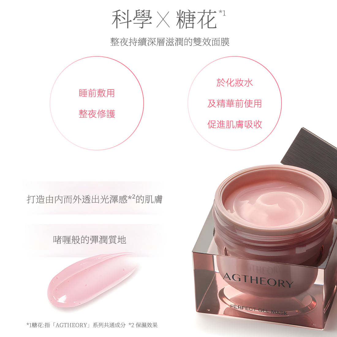 AGTHEORY 光感塗抹式晚安面膜 50g