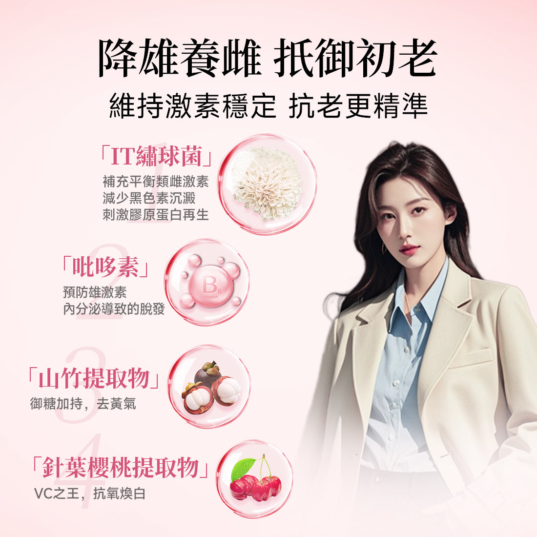 Venus Recipe 繡球菌养雌小粉果 120g