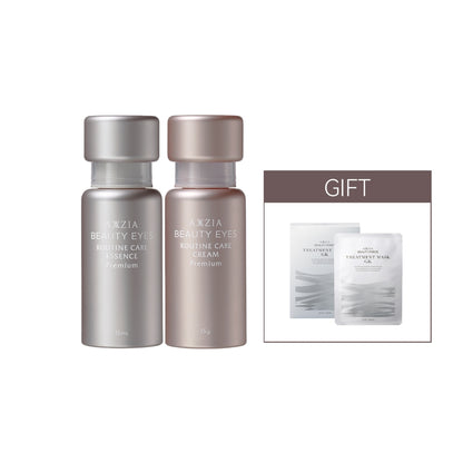 AXXZIA Routine Care Essence Premium 15mL + Eye Cream 15g 