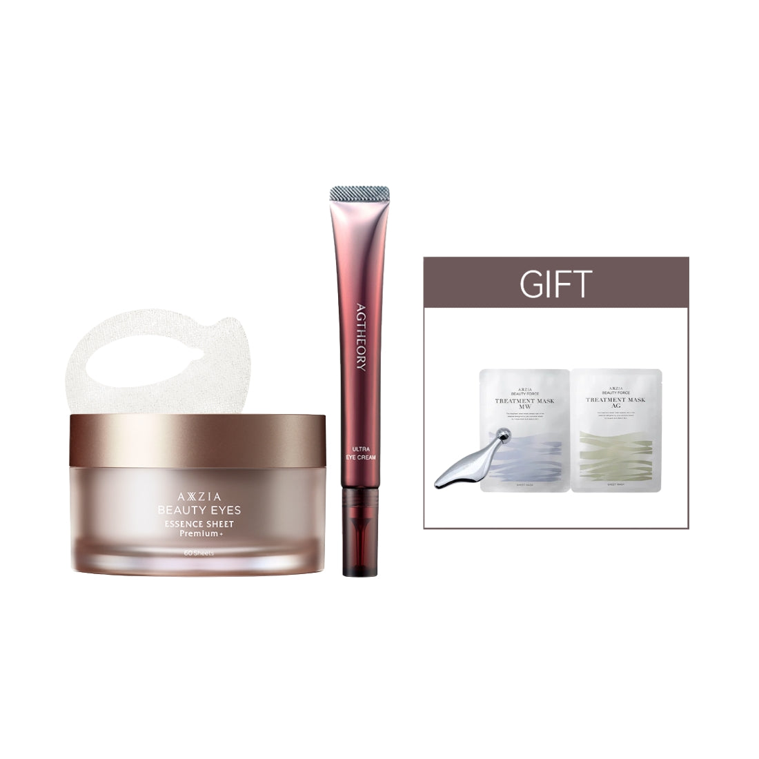 AGTHEORY ULTRA EYE CREAM 15g+Beauty Eyes EssenceSheet Premium Plus 60sheets